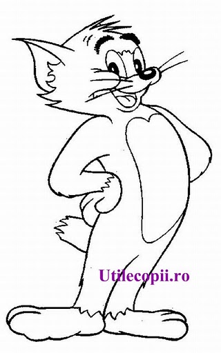 Desene De Colorat Cu Tom Si Jerry