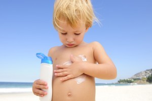 Crema cu protectie solara pentru copii